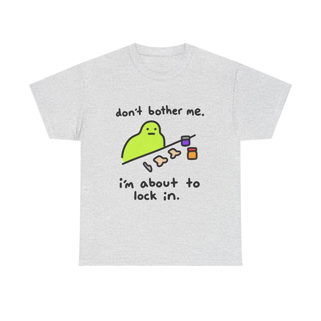 Lime Blob 'Lock In' Graphic T-Shirt