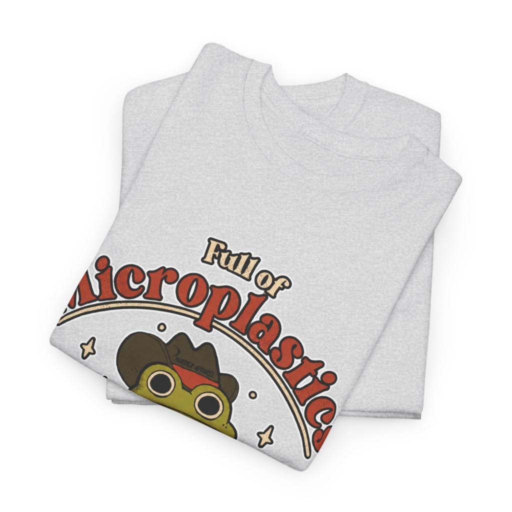 T-Shirt: Cowboy Frog Microplastics Graphic