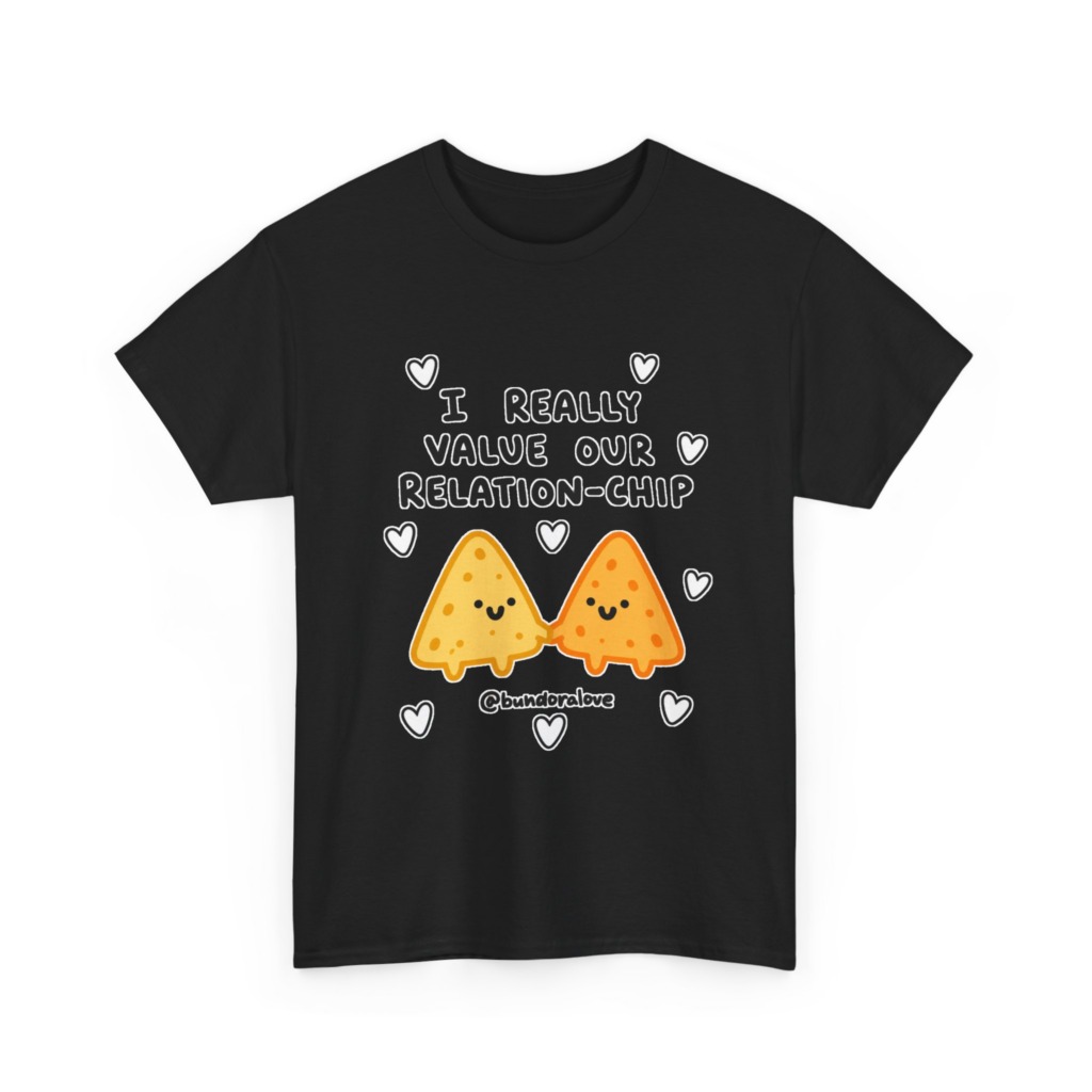 T-Shirt: Cute Nacho 'Relation-Chip' Graphic