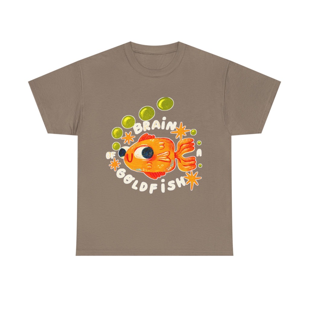 Goldfish 'Brain of a Goldfish' Graphic T-Shirt