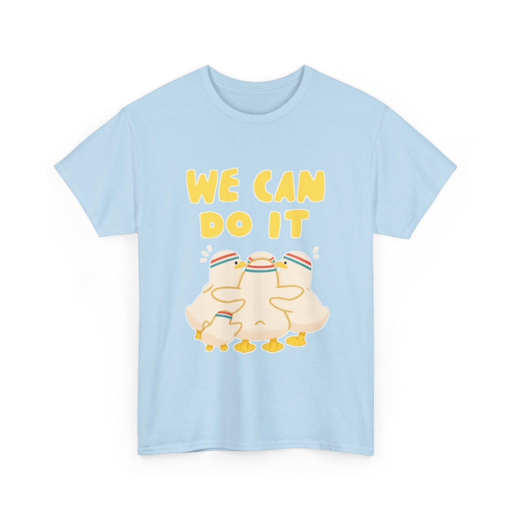White 'We Can Do It' Duckling Huddle Graphic Tee