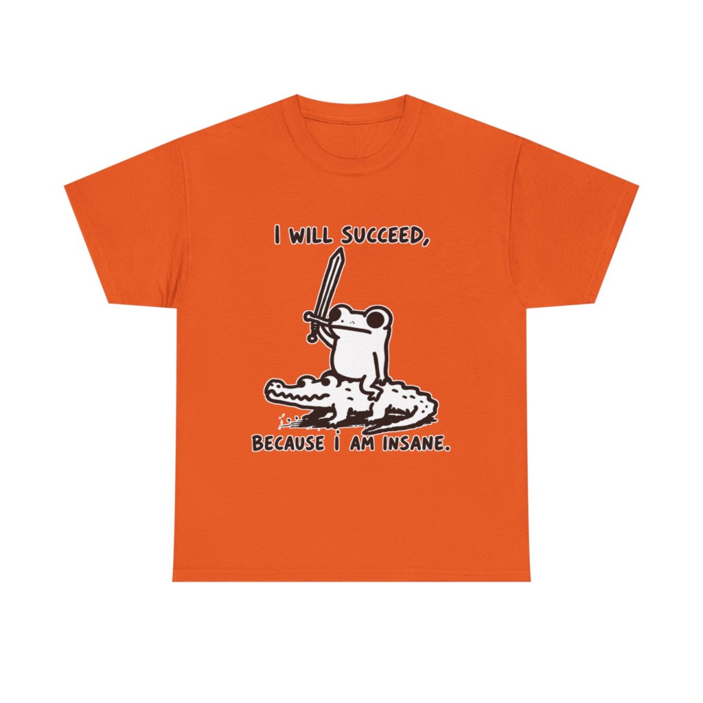 Graphic T-Shirt: Insane Frog Rider with Sword