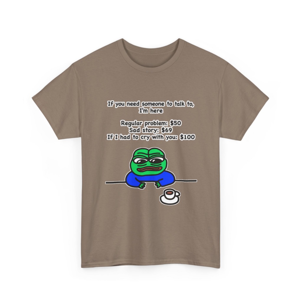 T-Shirt: Pepe the Frog Listener Meme