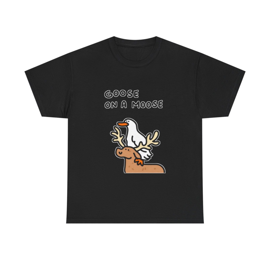 Goose on a Moose Graphic T-Shirt