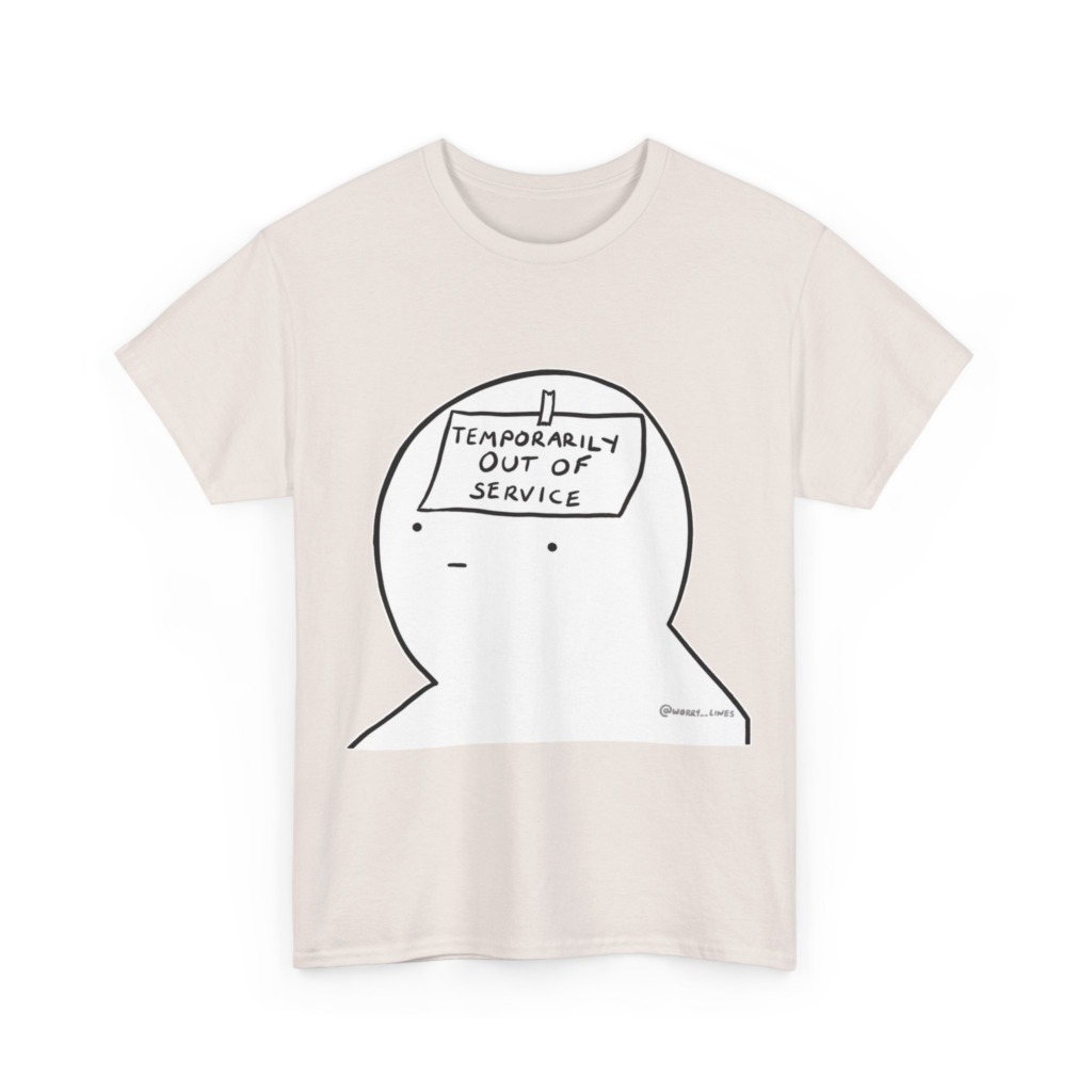 Graphic T-Shirt: Temporarily Out of Service Head