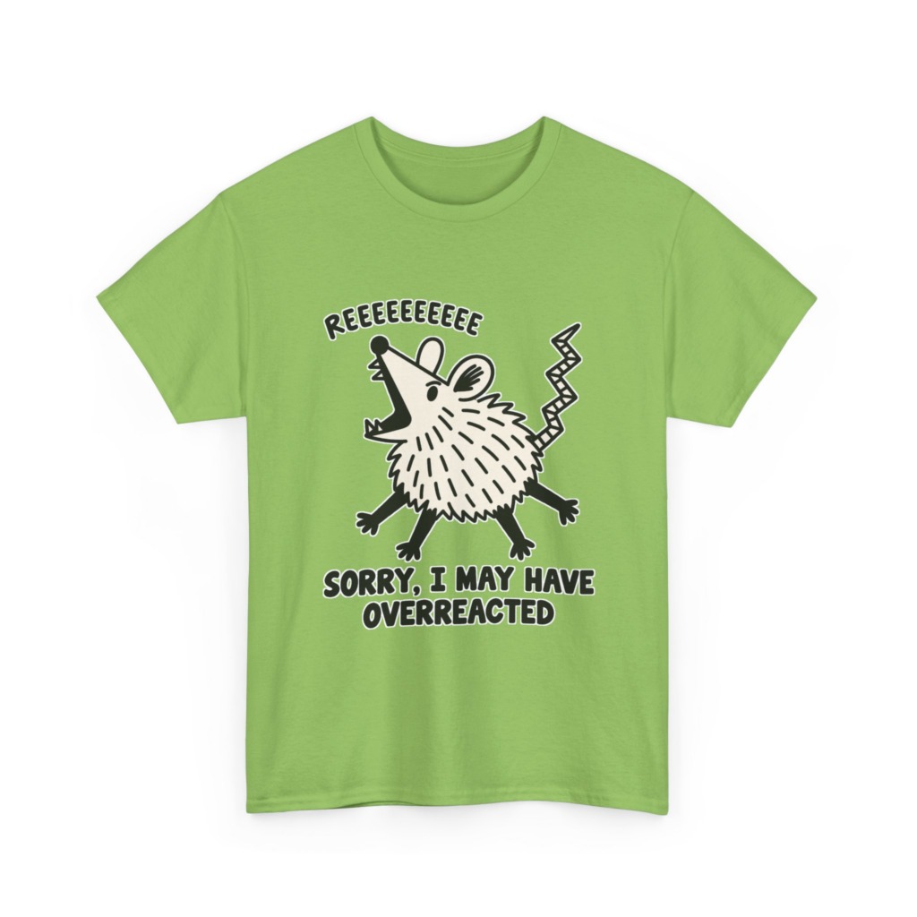 Opossum Overreaction Graphic T-Shirt