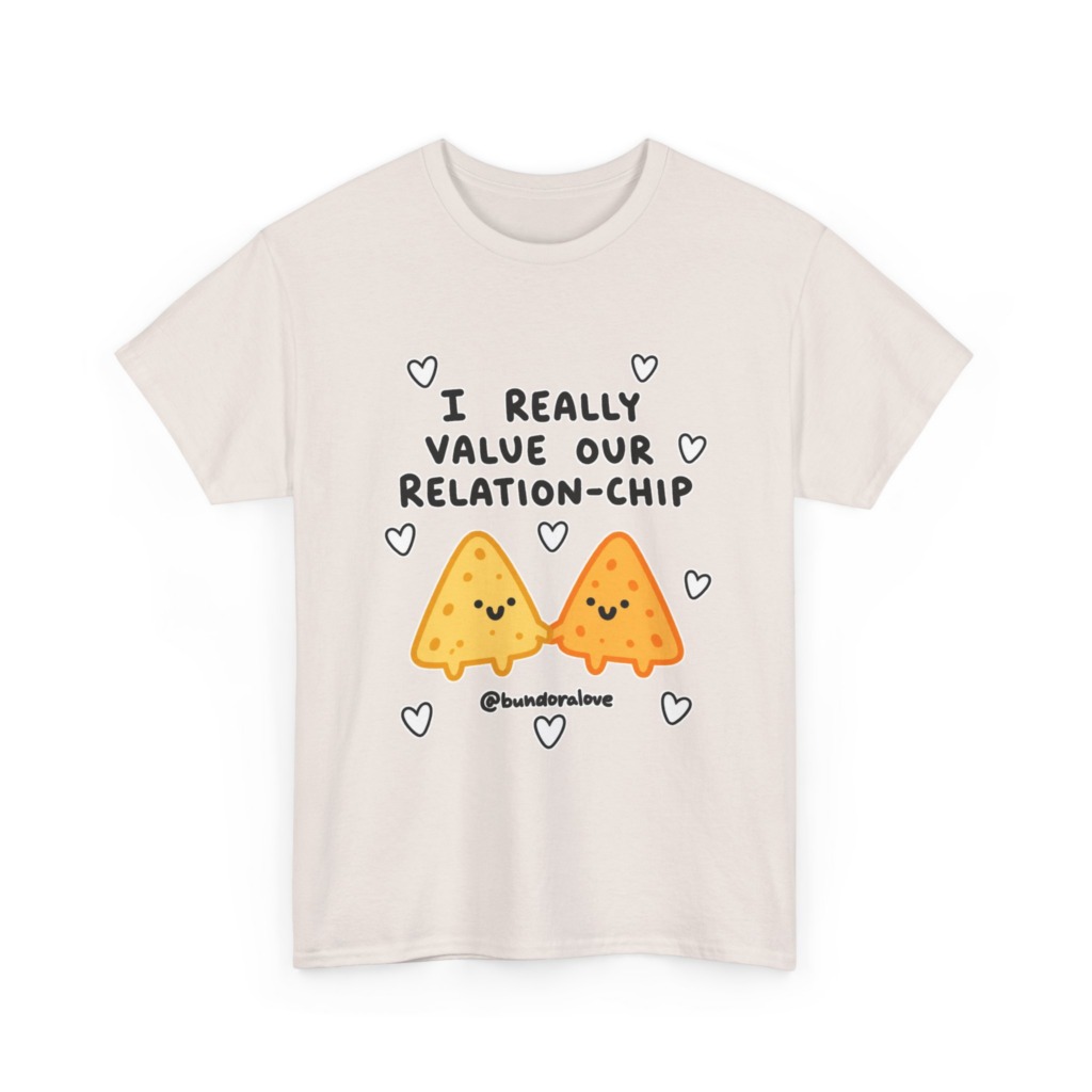 T-Shirt: Cute Nacho 'Relation-Chip' Graphic
