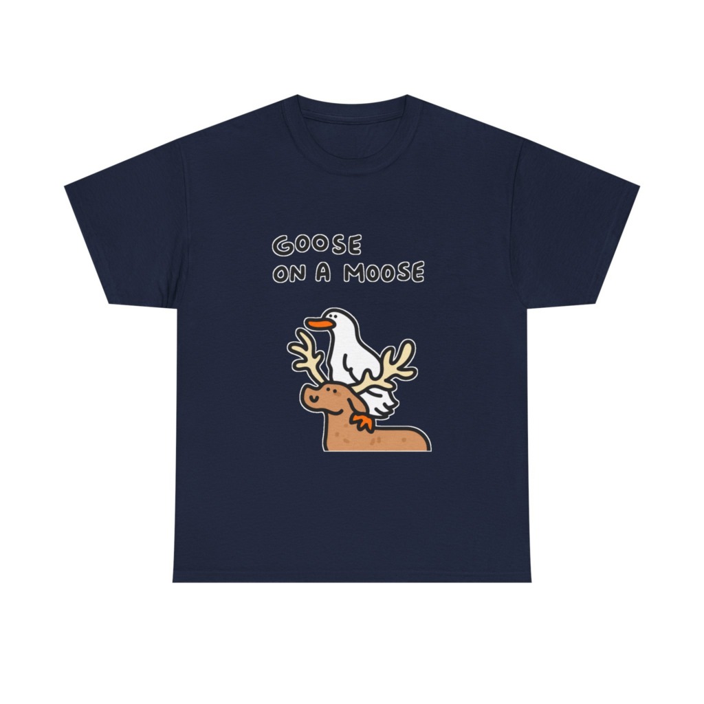 Goose on a Moose Graphic T-Shirt