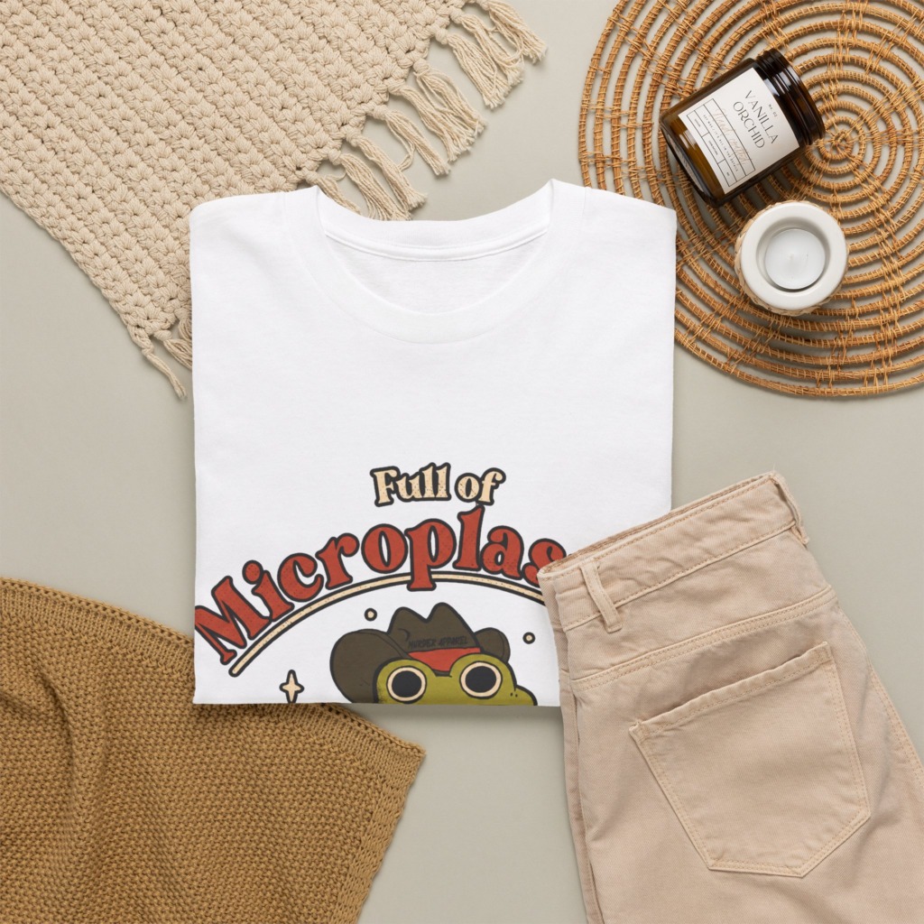 T-Shirt: Cowboy Frog Microplastics Graphic