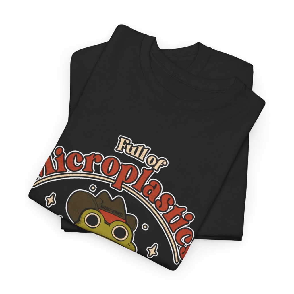 T-Shirt: Cowboy Frog Microplastics Graphic