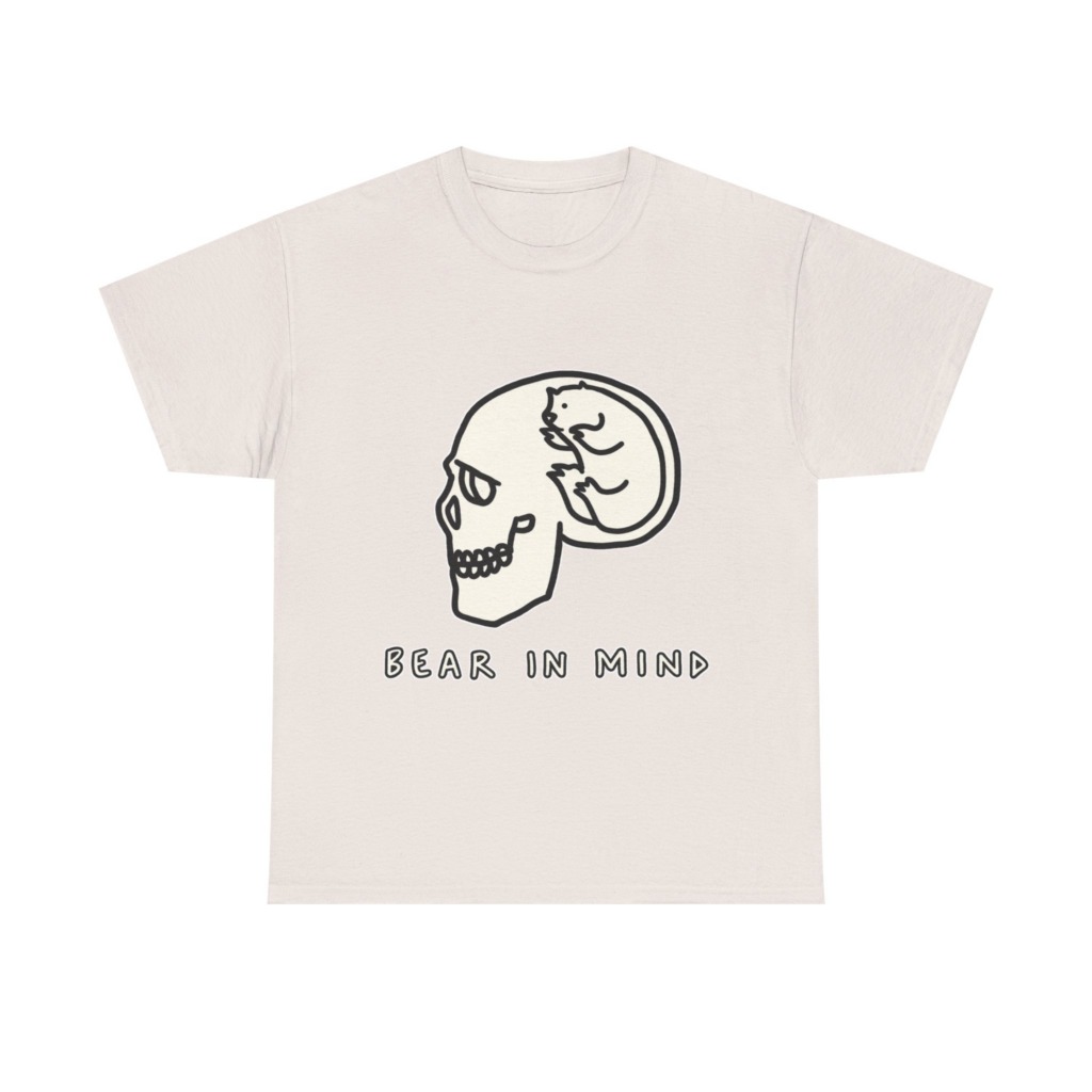 White Bear in Mind Skull Graphic T-Shirt