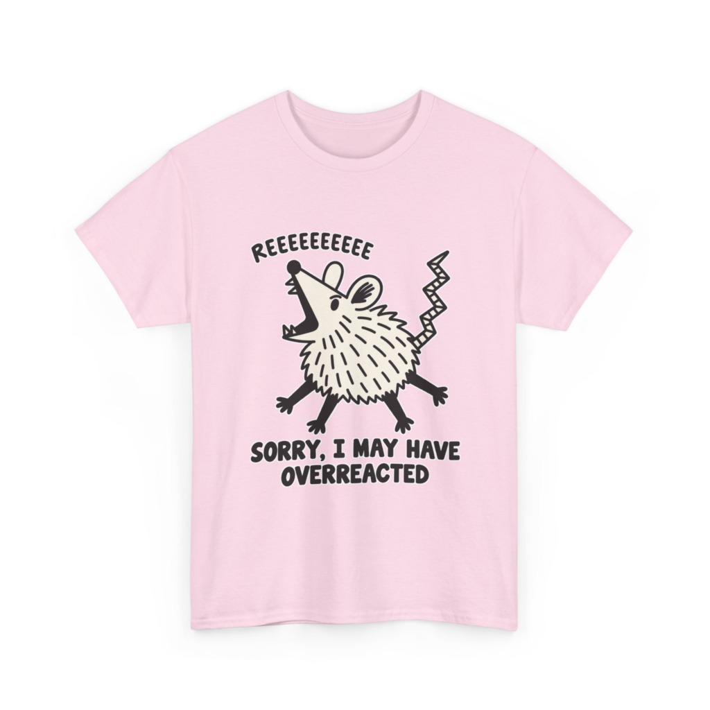 Opossum Overreaction Graphic T-Shirt