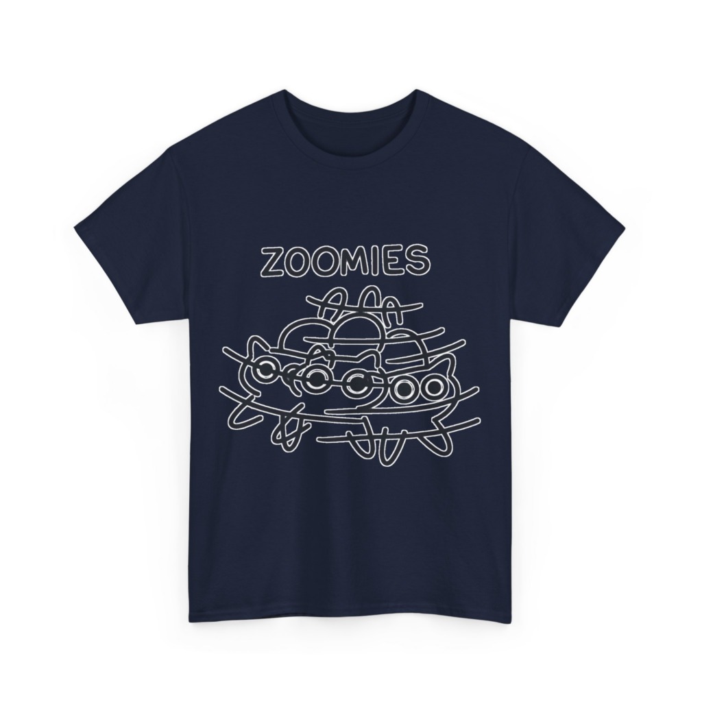 T-Shirt: Zoomies Energetic Cats Graphic