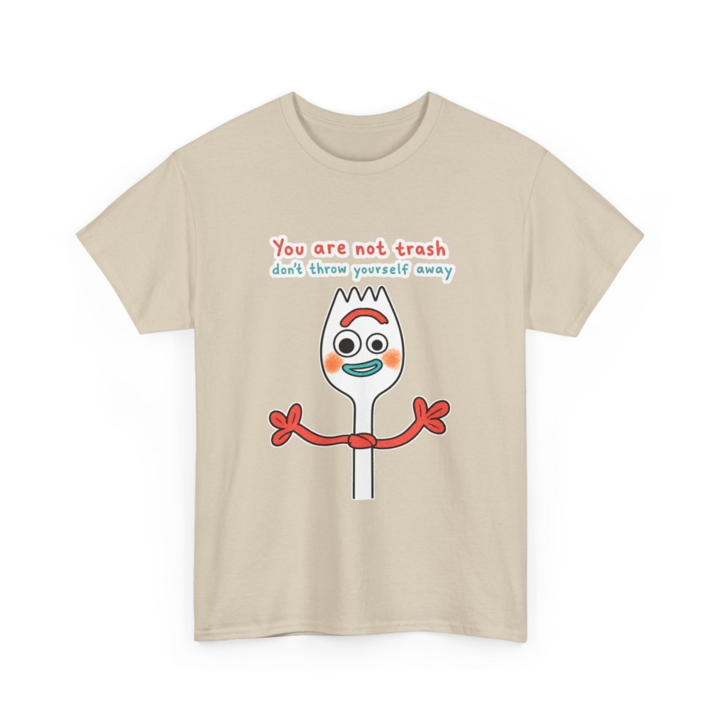 Forky 'You Are Not Trash' Graphic T-Shirt