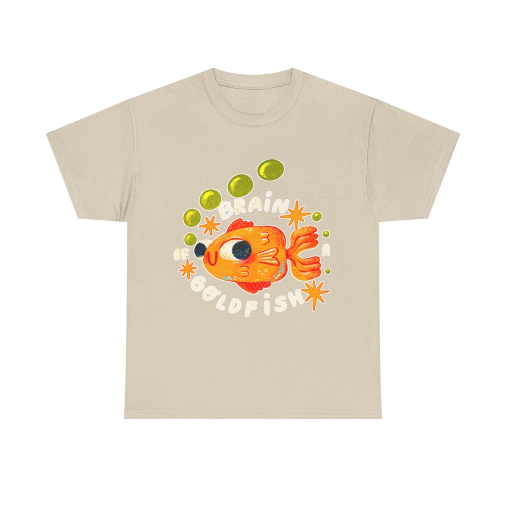 Goldfish 'Brain of a Goldfish' Graphic T-Shirt