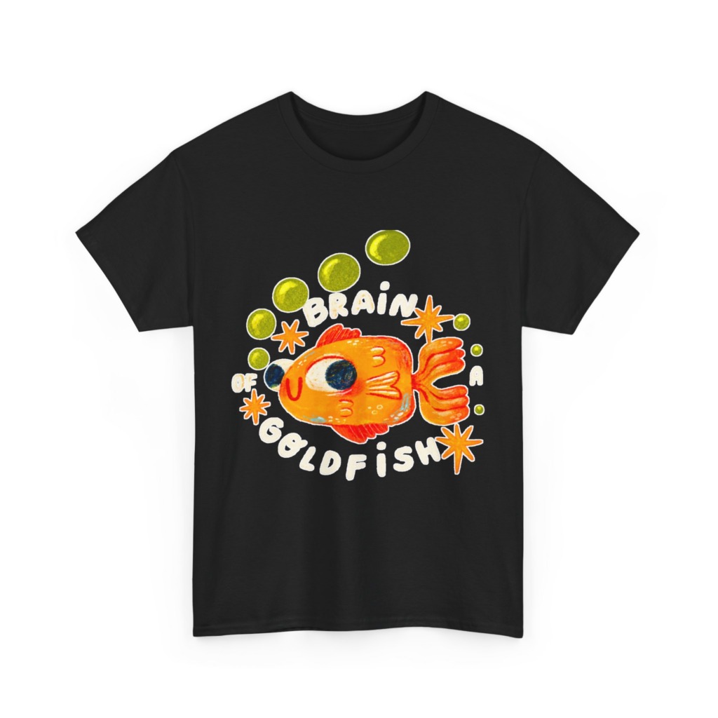 Goldfish 'Brain of a Goldfish' Graphic T-Shirt