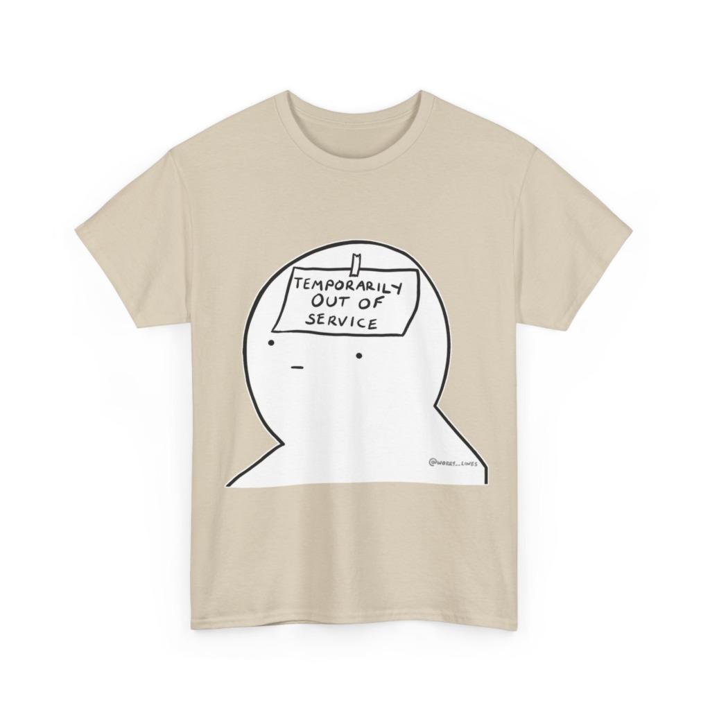 Graphic T-Shirt: Temporarily Out of Service Head