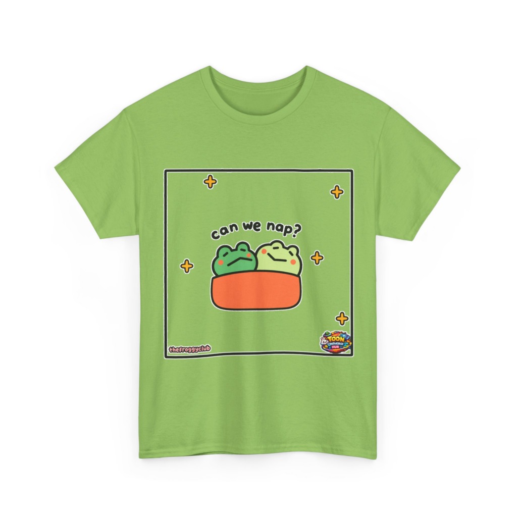Napping Frogs 'Can We Nap?' Graphic T-Shirt