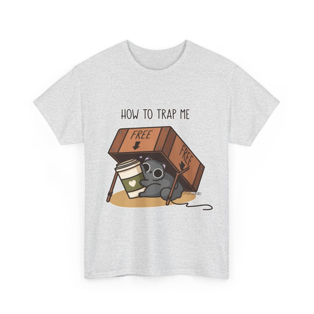 How to Trap Me Coffee Cat Graphic Tee