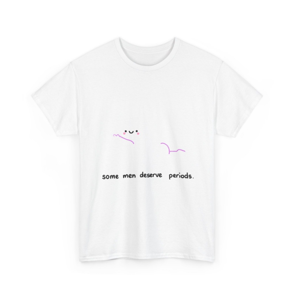 Ghost 'Some Men Deserve Periods' Statement T-Shirt