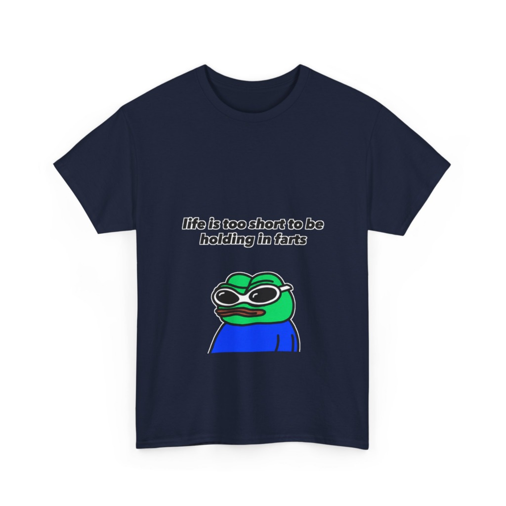 T-shirt: Pepe Frog 'Life's Too Short' Graphic Tee
