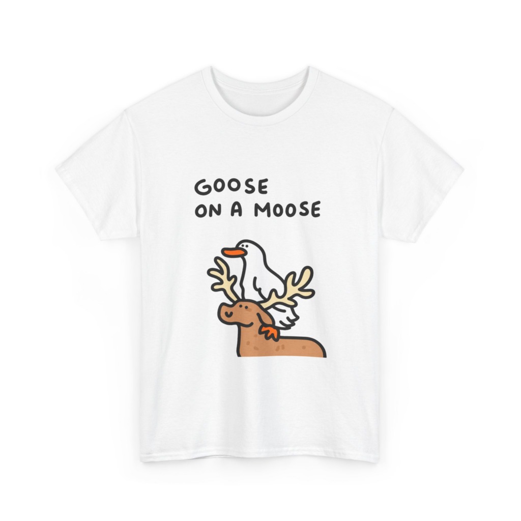 Goose on a Moose Graphic T-Shirt