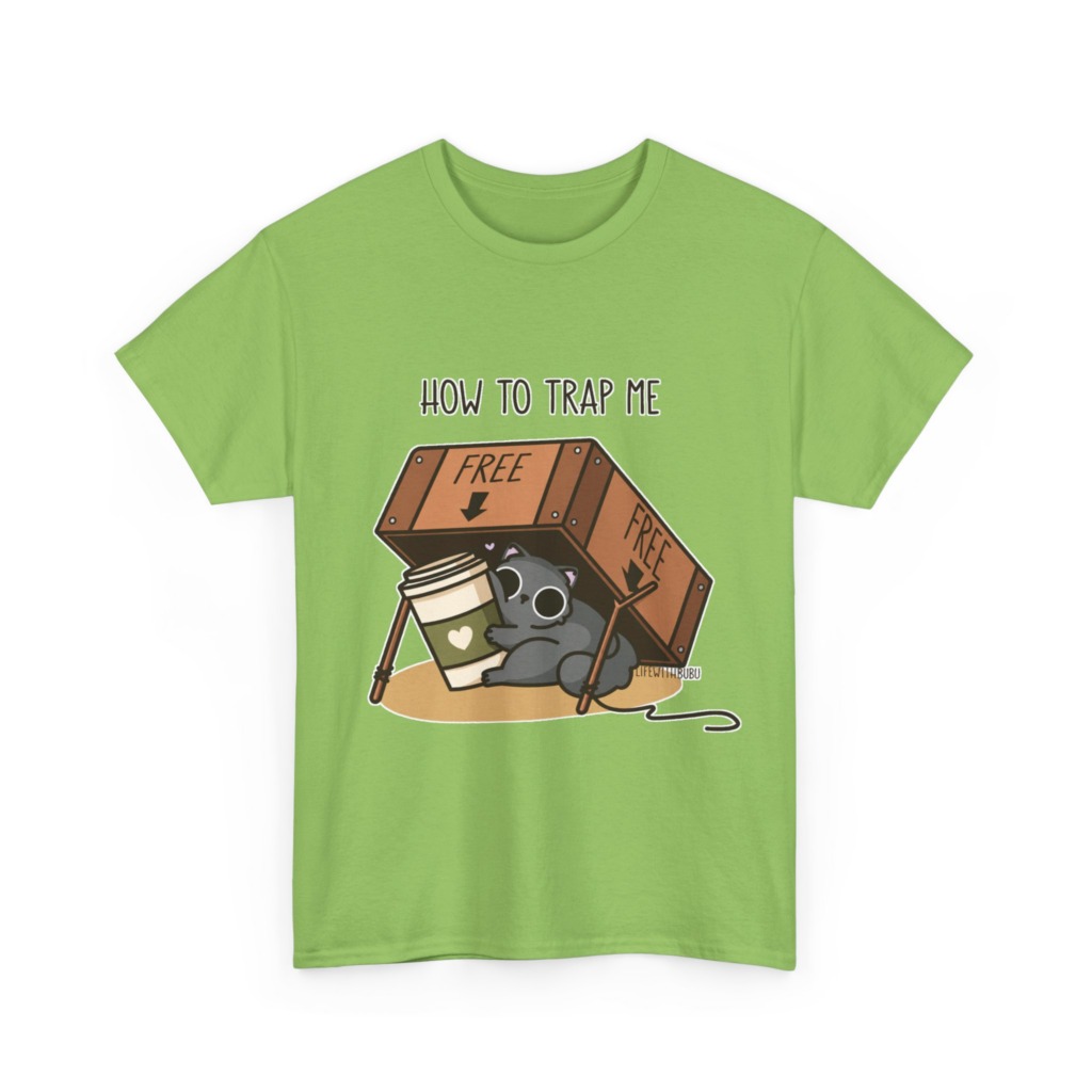 How to Trap Me Coffee Cat Graphic Tee