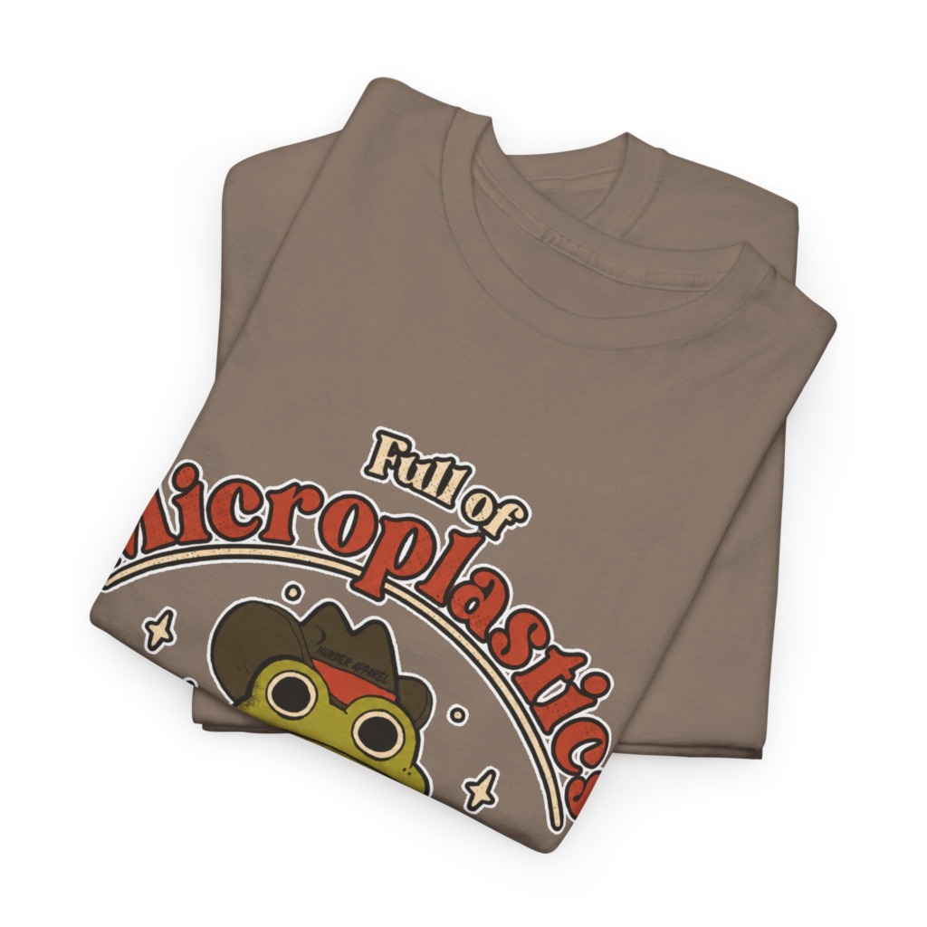 T-Shirt: Cowboy Frog Microplastics Graphic