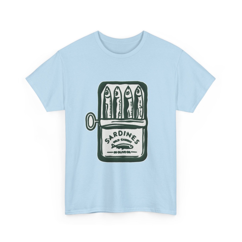 Embroidered Sardine Can Patch