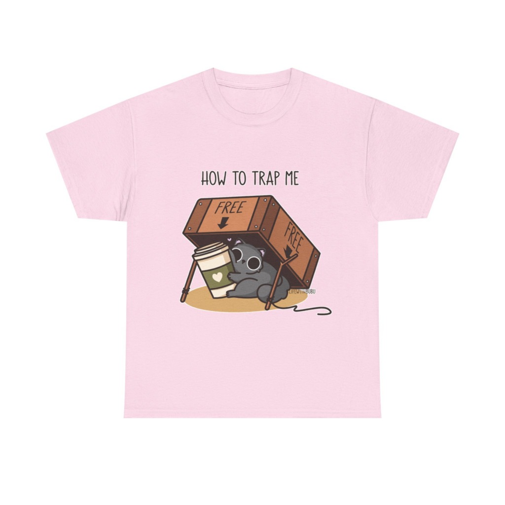How to Trap Me Coffee Cat Graphic Tee