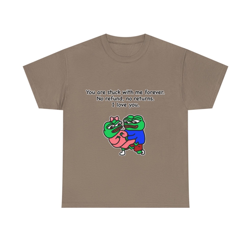 Forever Stuck Love Frogs Graphic Tee