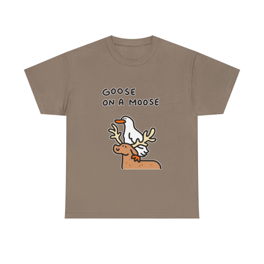 Goose on a Moose Graphic T-Shirt