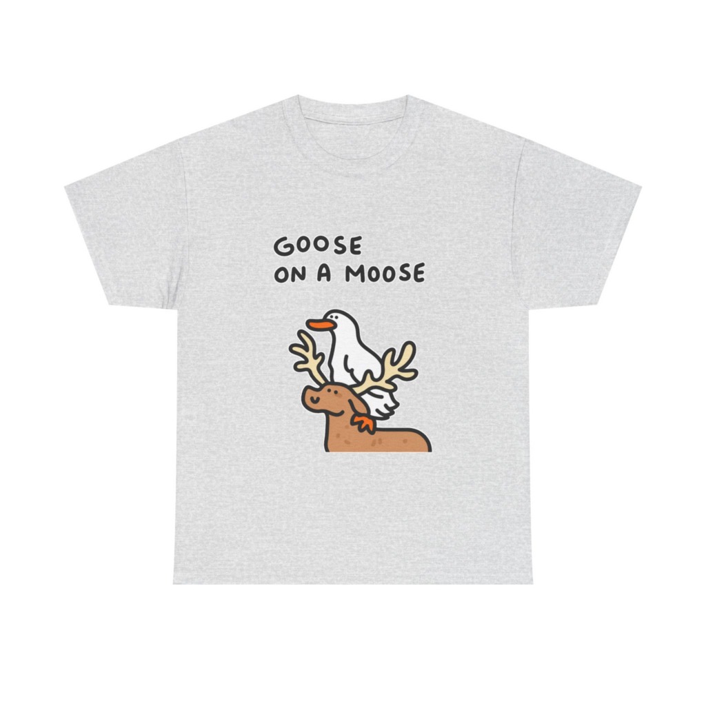 Goose on a Moose Graphic T-Shirt