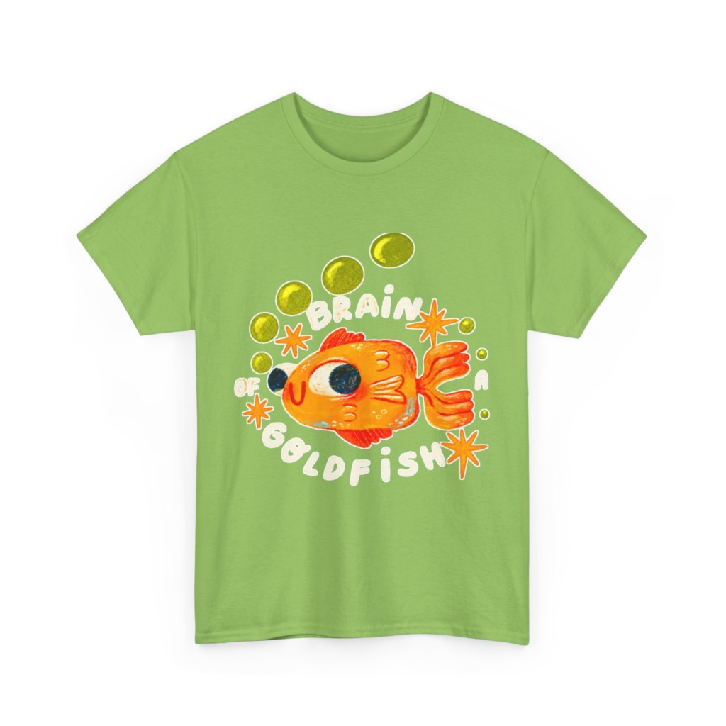 Goldfish 'Brain of a Goldfish' Graphic T-Shirt
