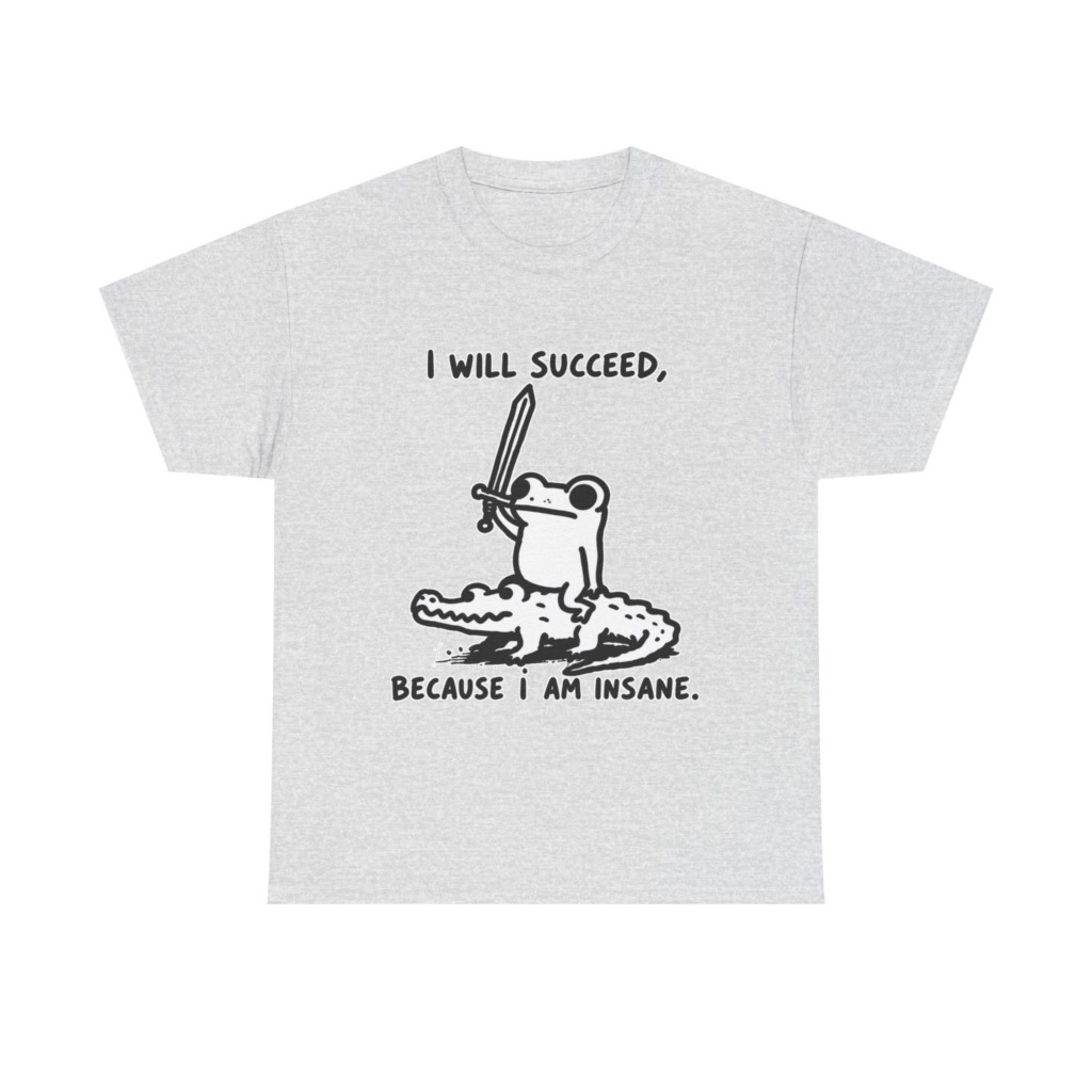 Graphic T-Shirt: Insane Frog Rider with Sword