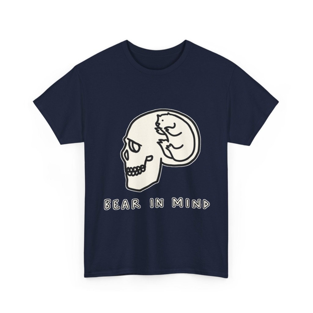 White Bear in Mind Skull Graphic T-Shirt