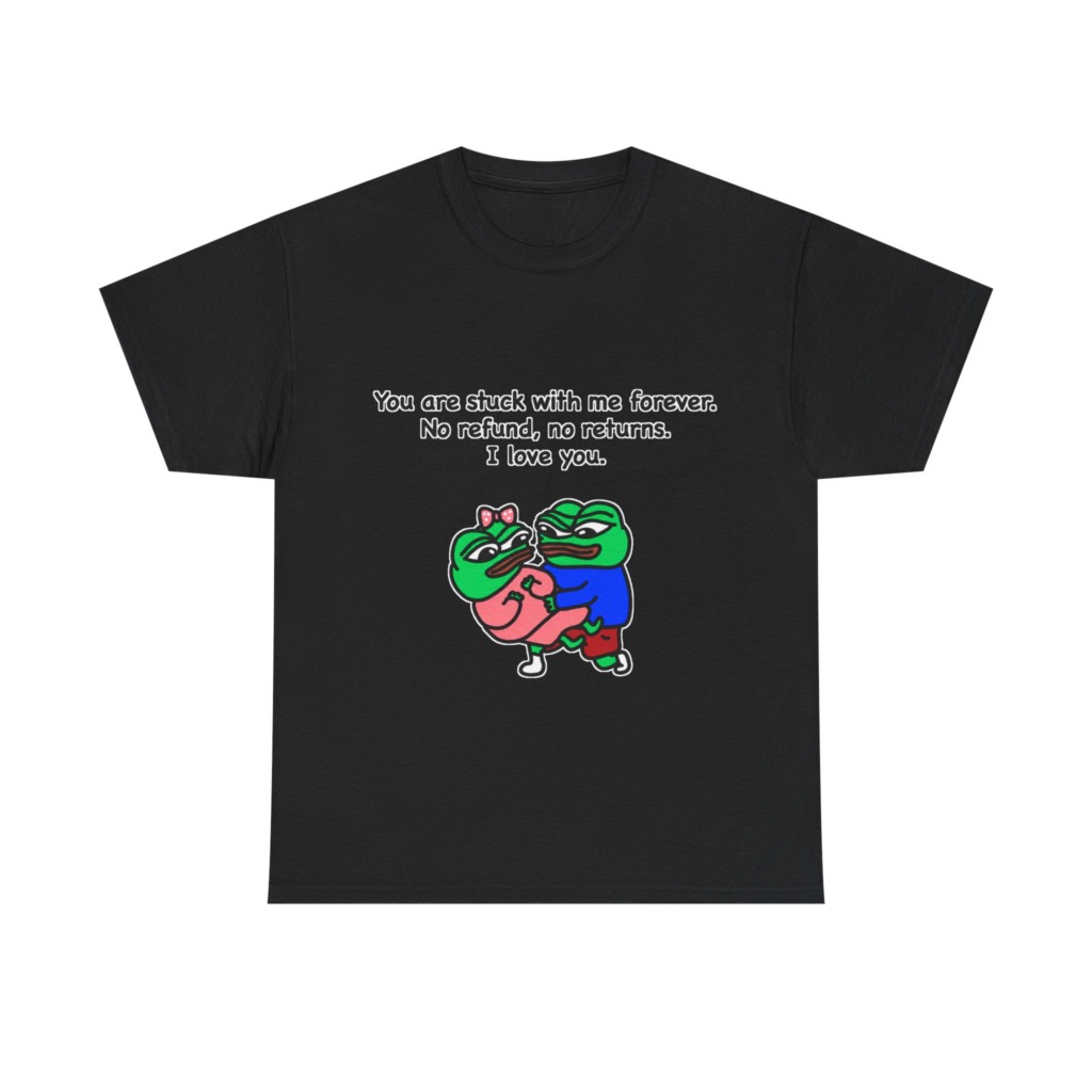 Forever Stuck Love Frogs Graphic Tee