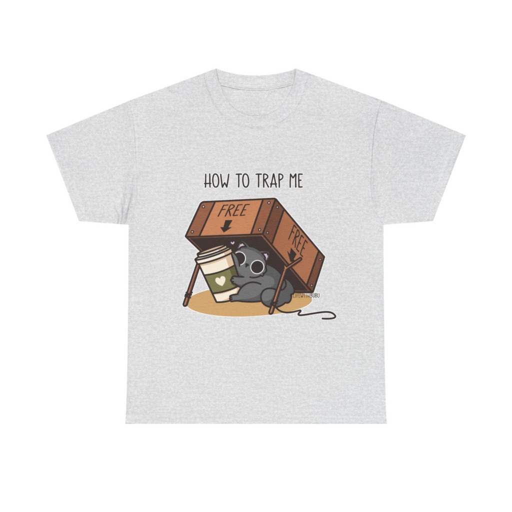 How to Trap Me Coffee Cat Graphic Tee
