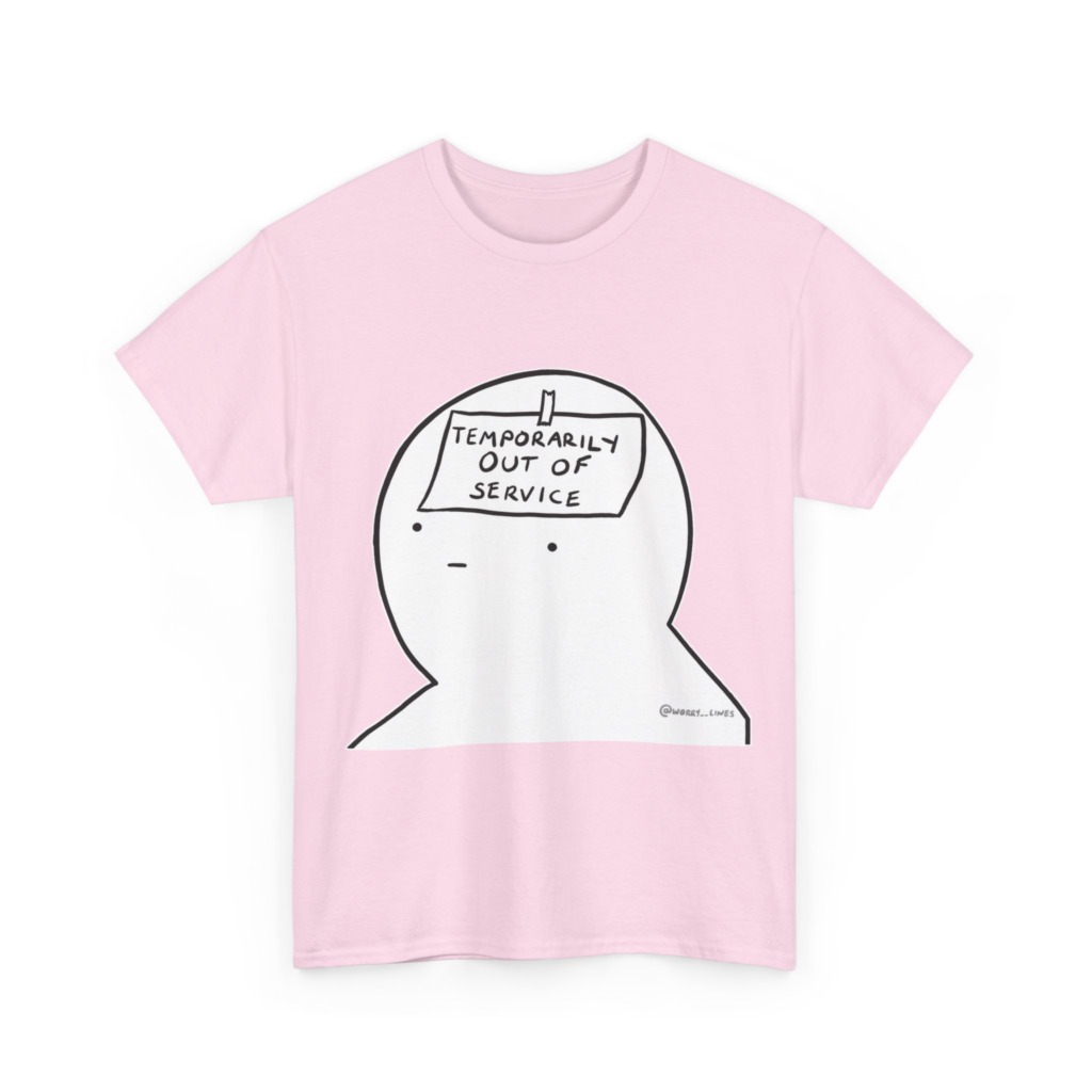 Graphic T-Shirt: Temporarily Out of Service Head