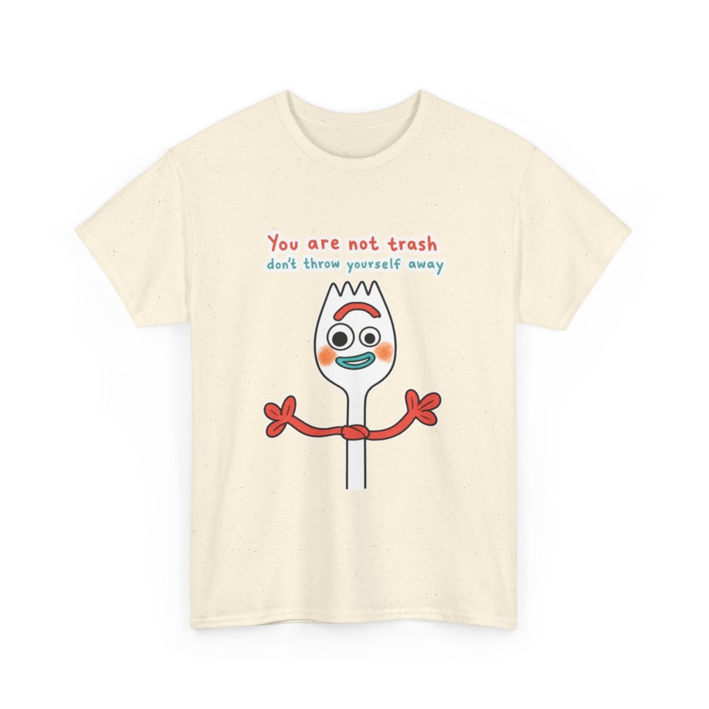 Forky 'You Are Not Trash' Graphic T-Shirt