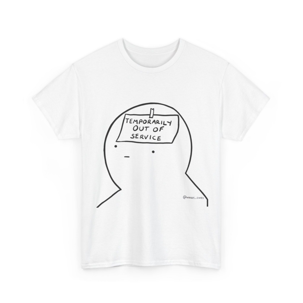 Graphic T-Shirt: Temporarily Out of Service Head