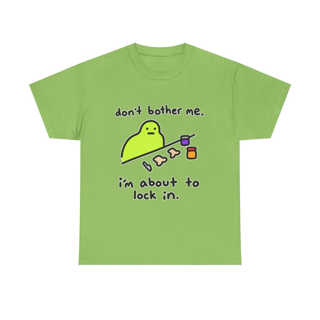 Lime Blob 'Lock In' Graphic T-Shirt