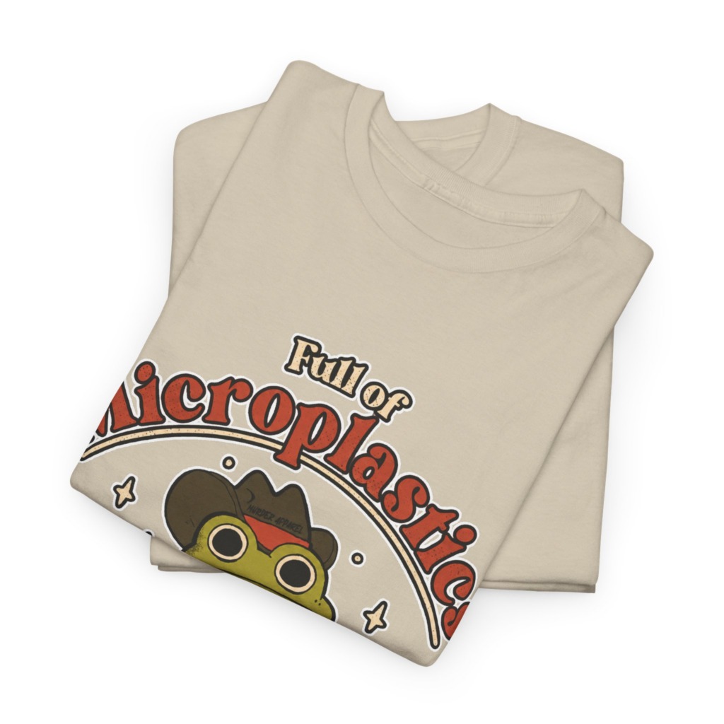 T-Shirt: Cowboy Frog Microplastics Graphic