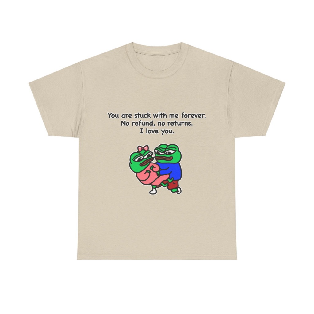 Forever Stuck Love Frogs Graphic Tee