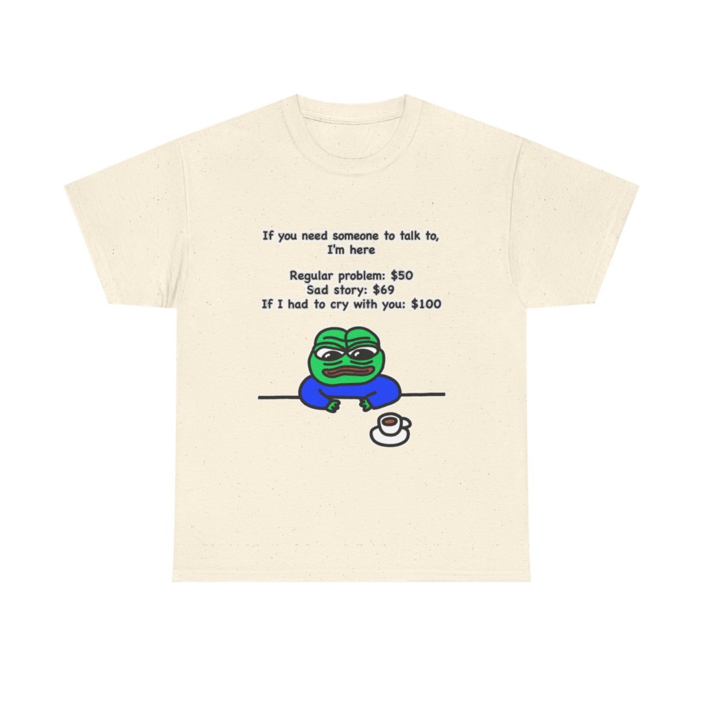 T-Shirt: Pepe the Frog Listener Meme