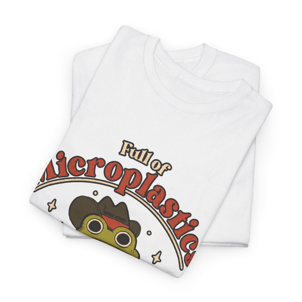 T-Shirt: Cowboy Frog Microplastics Graphic