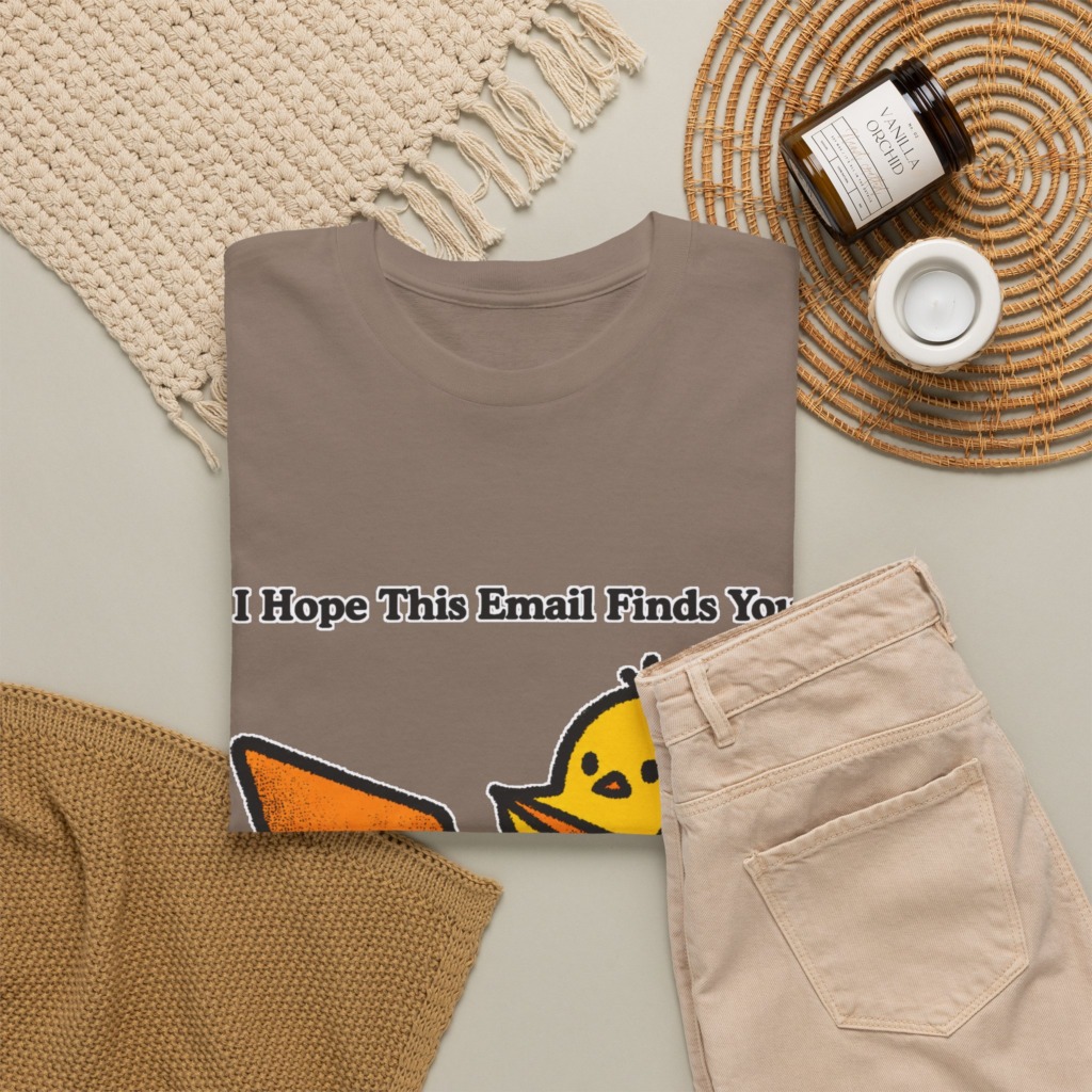 T-Shirt: "Email Finds You Before I Do" Chick