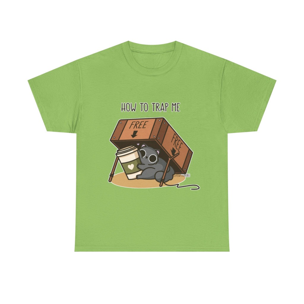 How to Trap Me Coffee Cat Graphic Tee