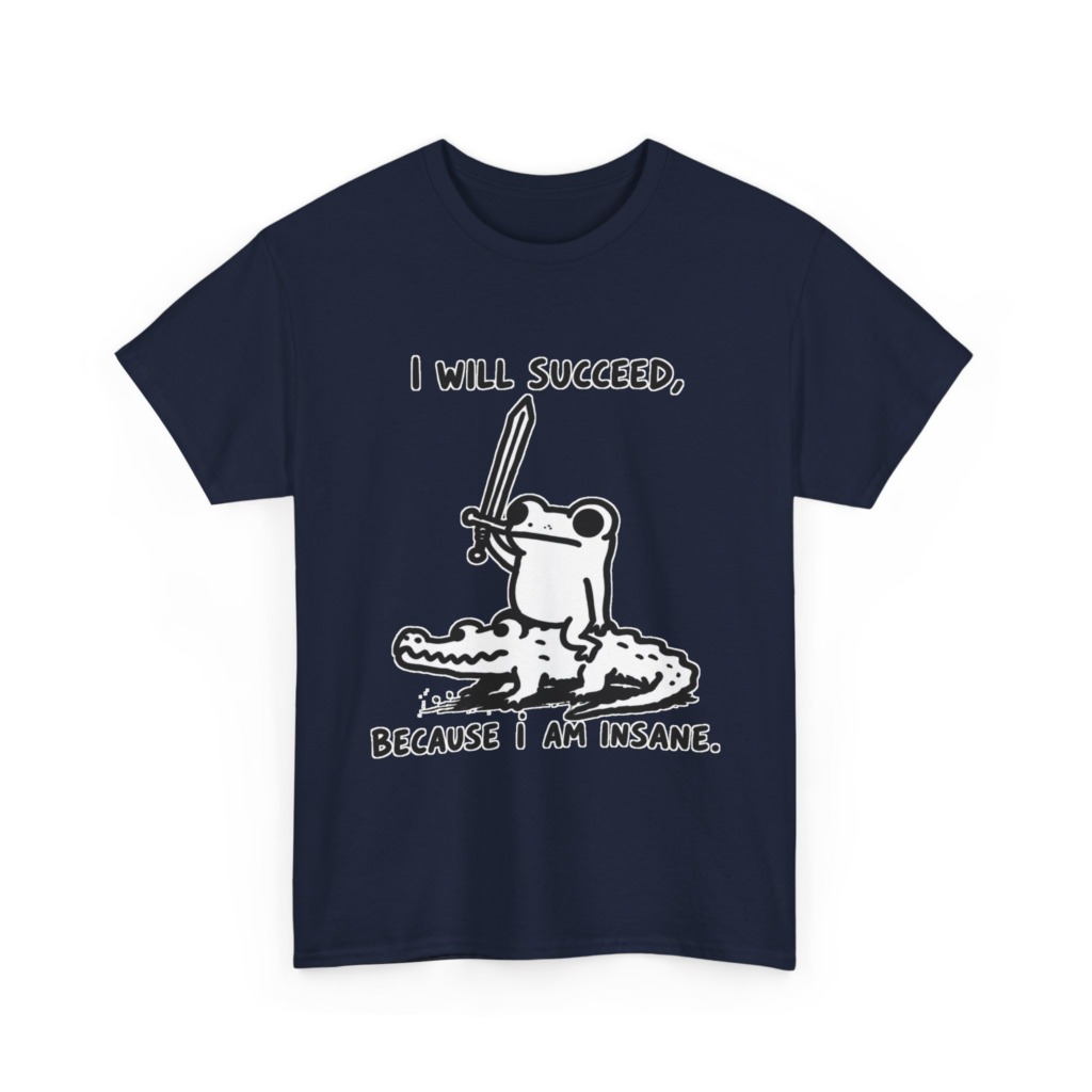 Graphic T-Shirt: Insane Frog Rider with Sword
