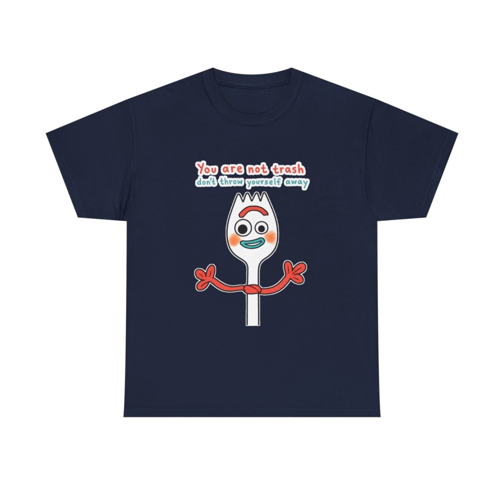 Forky 'You Are Not Trash' Graphic T-Shirt